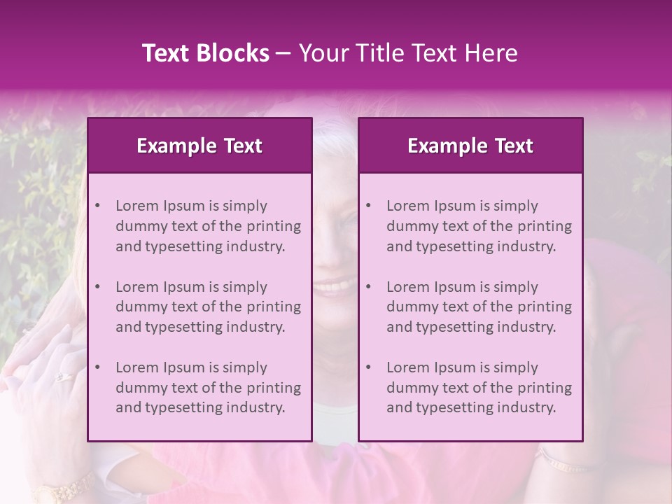 Nana Granddaughter Relationship PowerPoint Template