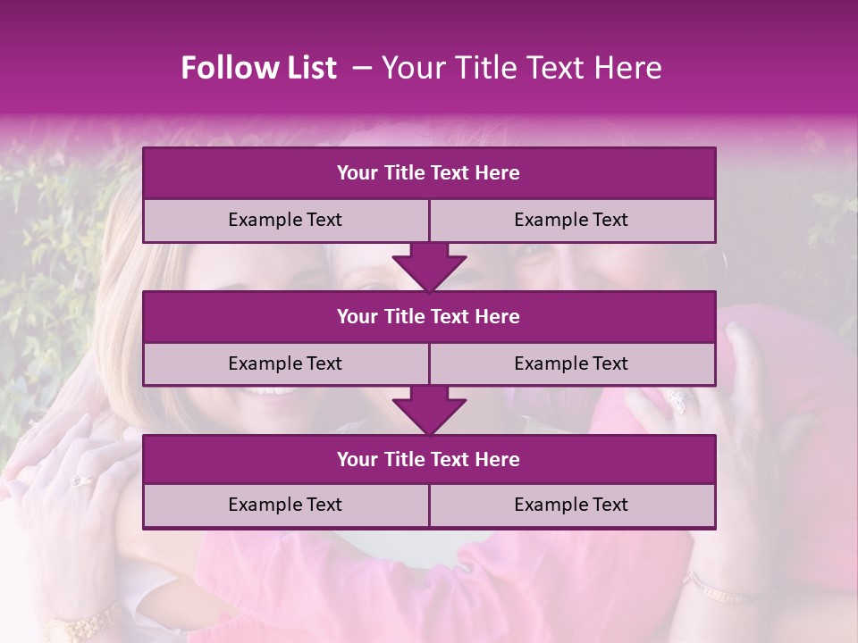 Nana Granddaughter Relationship PowerPoint Template