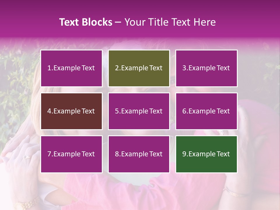 Nana Granddaughter Relationship PowerPoint Template