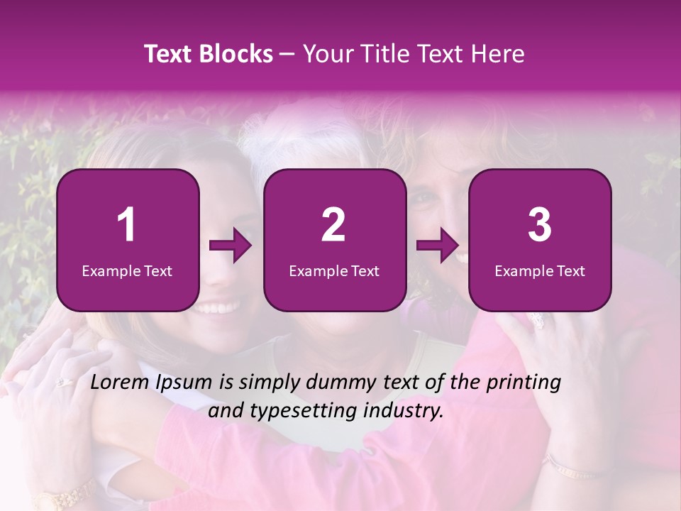 Nana Granddaughter Relationship PowerPoint Template