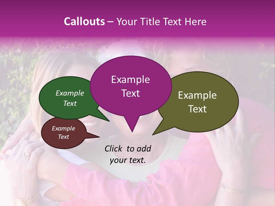 Nana Granddaughter Relationship PowerPoint Template