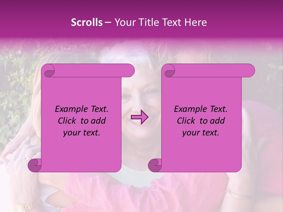 Nana Granddaughter Relationship PowerPoint Template