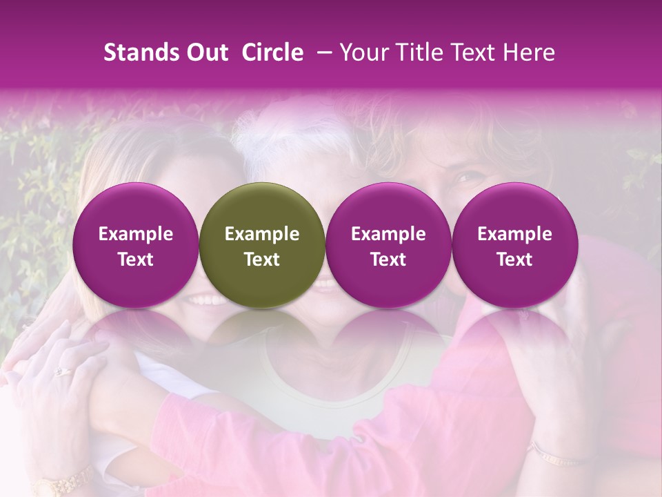 Nana Granddaughter Relationship PowerPoint Template