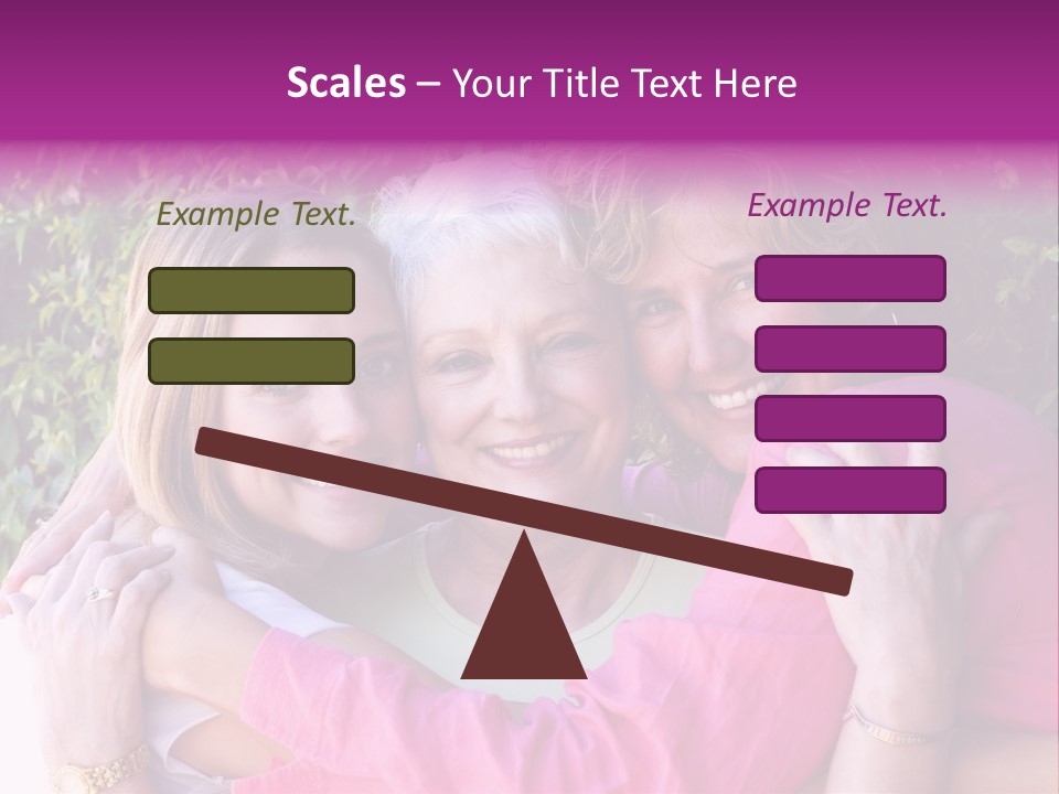 Nana Granddaughter Relationship PowerPoint Template