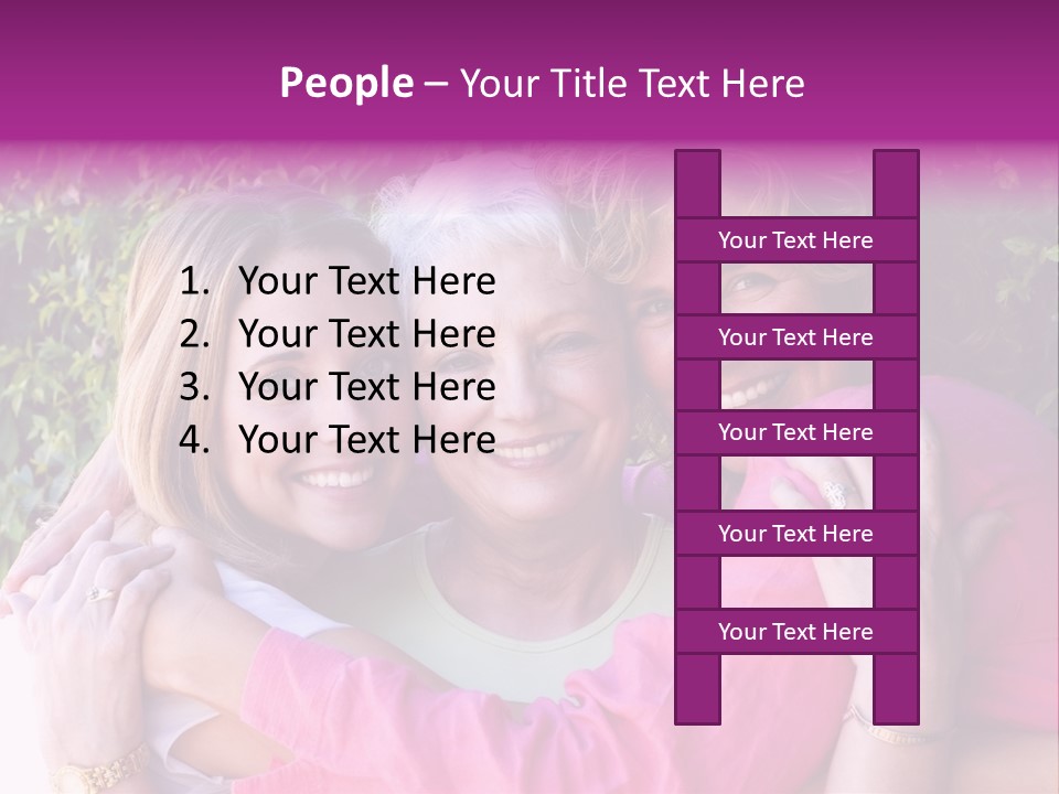 Nana Granddaughter Relationship PowerPoint Template