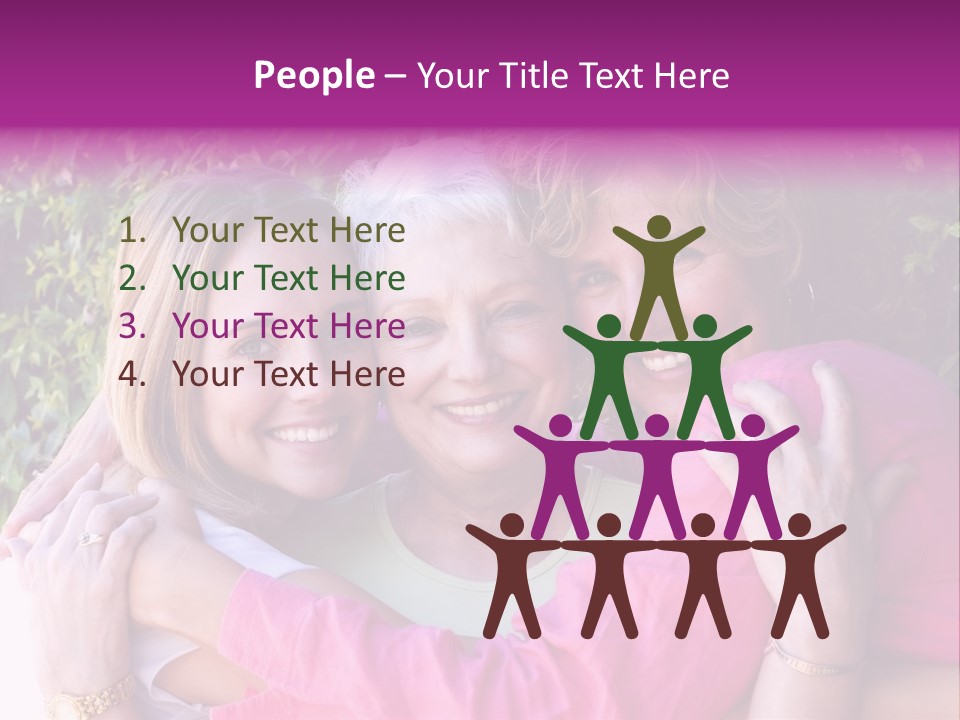 Nana Granddaughter Relationship PowerPoint Template