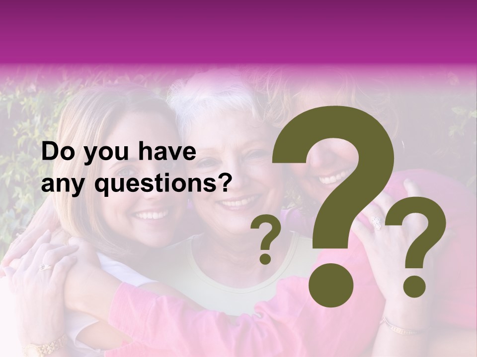 Nana Granddaughter Relationship PowerPoint Template