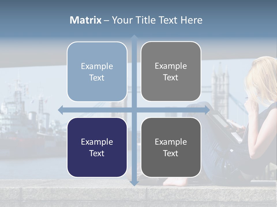 Freeze Ice Remote PowerPoint Template