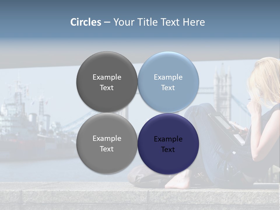 Freeze Ice Remote PowerPoint Template