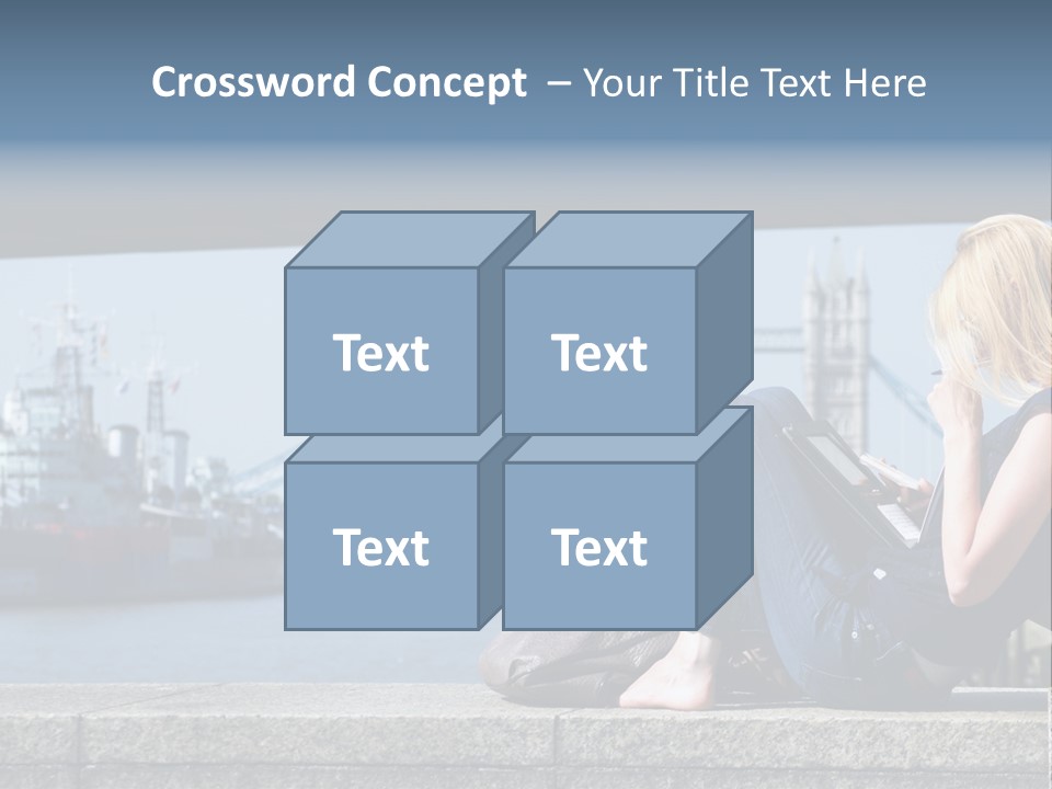 Freeze Ice Remote PowerPoint Template