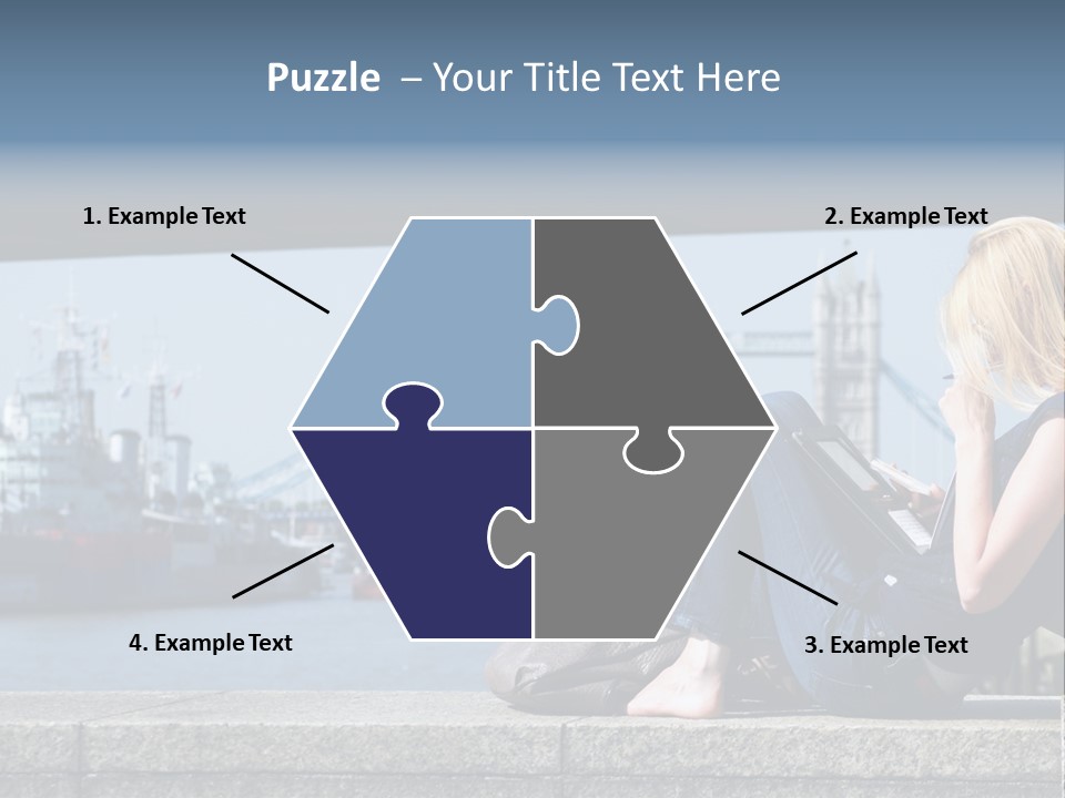 Freeze Ice Remote PowerPoint Template