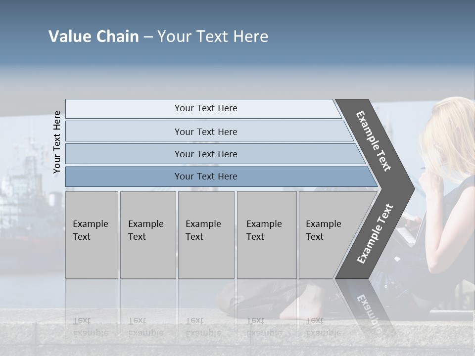 Freeze Ice Remote PowerPoint Template