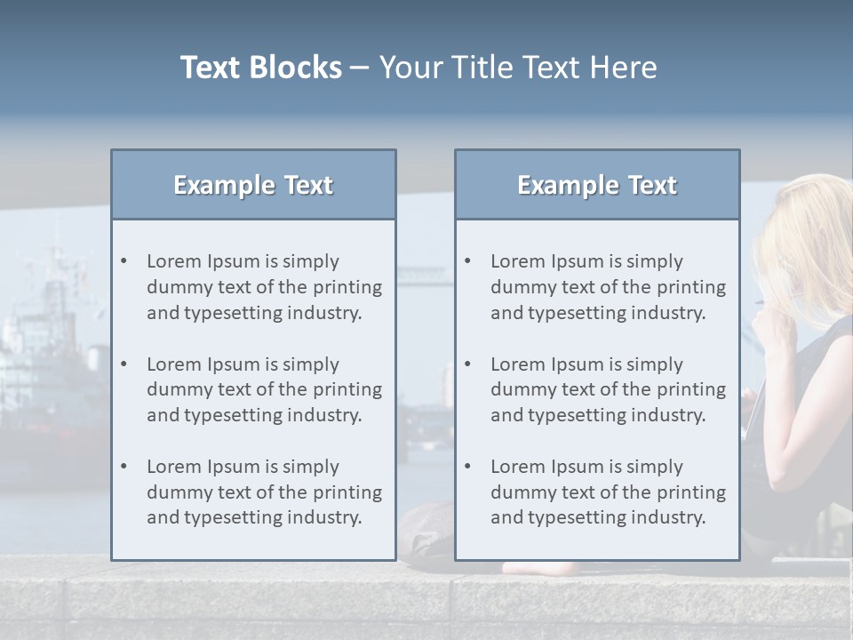 Freeze Ice Remote PowerPoint Template