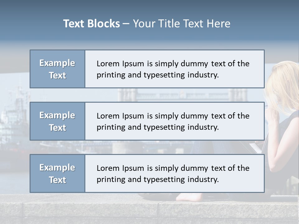 Freeze Ice Remote PowerPoint Template