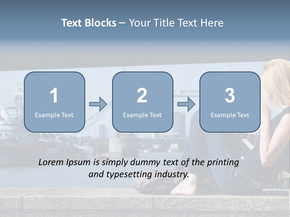 Freeze Ice Remote PowerPoint Template
