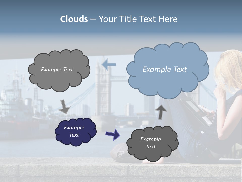 Freeze Ice Remote PowerPoint Template