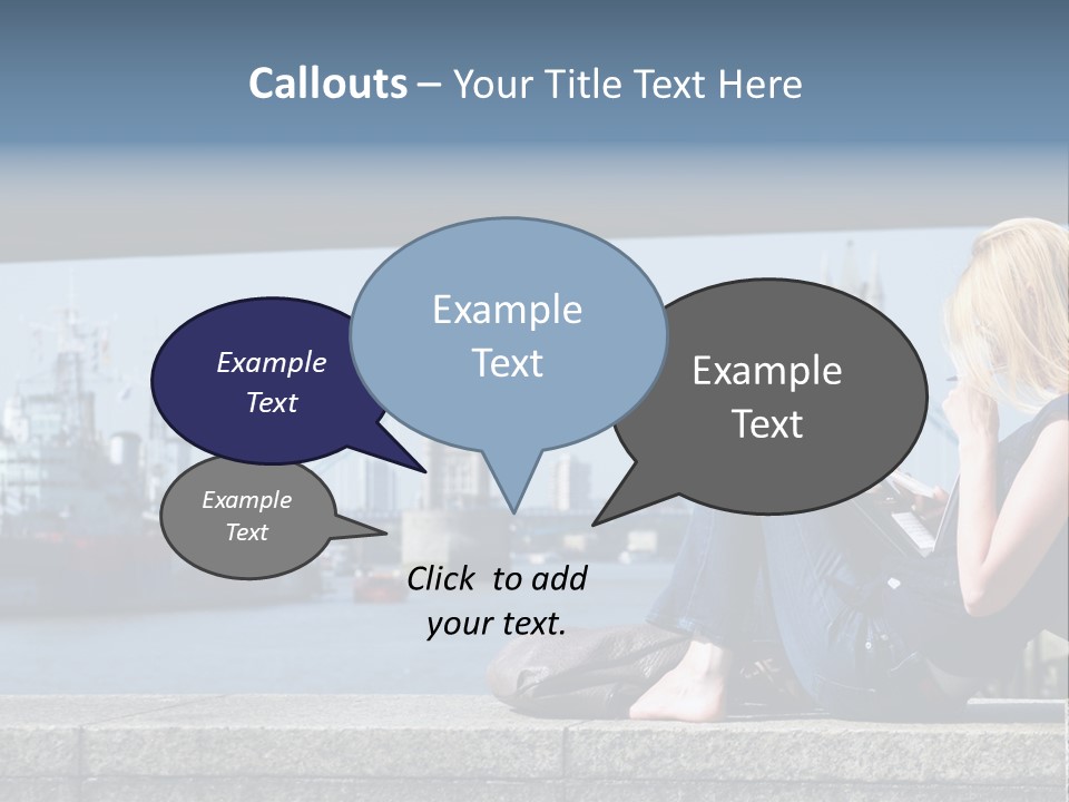 Freeze Ice Remote PowerPoint Template