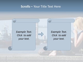 Freeze Ice Remote PowerPoint Template