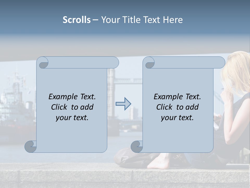 Freeze Ice Remote PowerPoint Template
