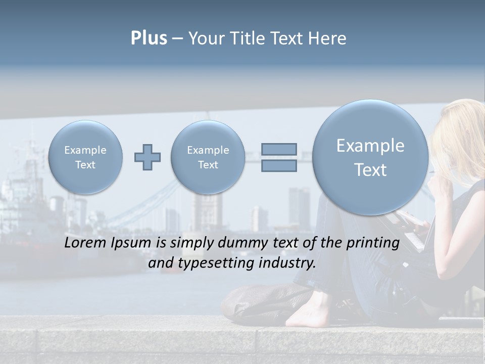 Freeze Ice Remote PowerPoint Template