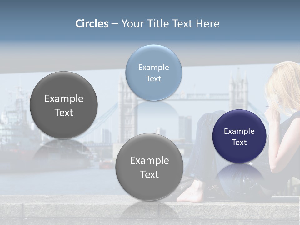 Freeze Ice Remote PowerPoint Template