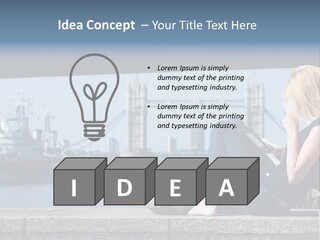 Freeze Ice Remote PowerPoint Template