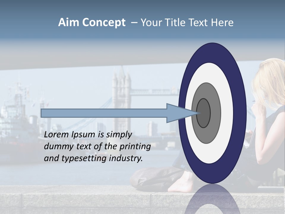 Freeze Ice Remote PowerPoint Template