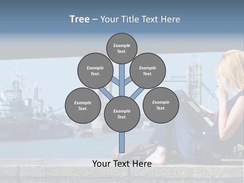 Freeze Ice Remote PowerPoint Template