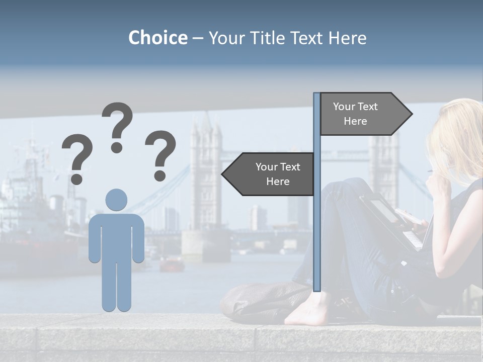 Freeze Ice Remote PowerPoint Template