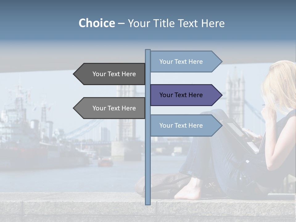 Freeze Ice Remote PowerPoint Template