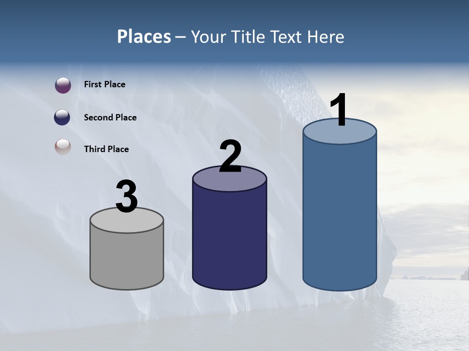 Freeze Ice Remote PowerPoint Template