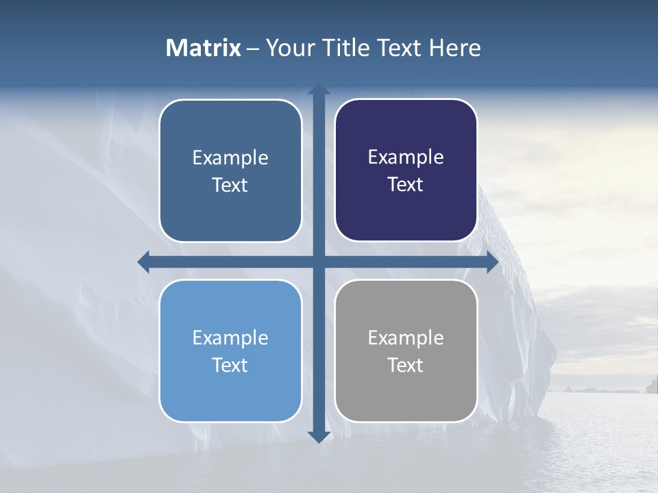 Freeze Ice Remote PowerPoint Template