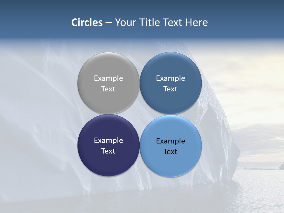 Freeze Ice Remote PowerPoint Template