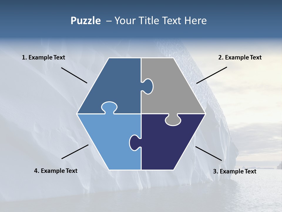 Freeze Ice Remote PowerPoint Template