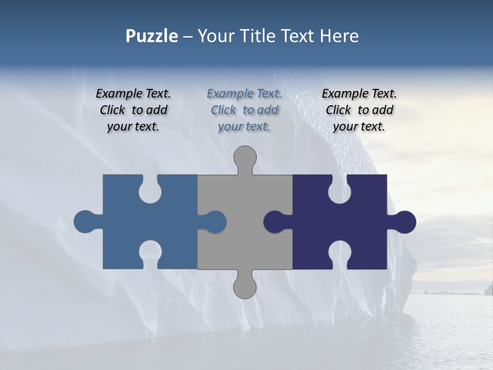 Freeze Ice Remote PowerPoint Template