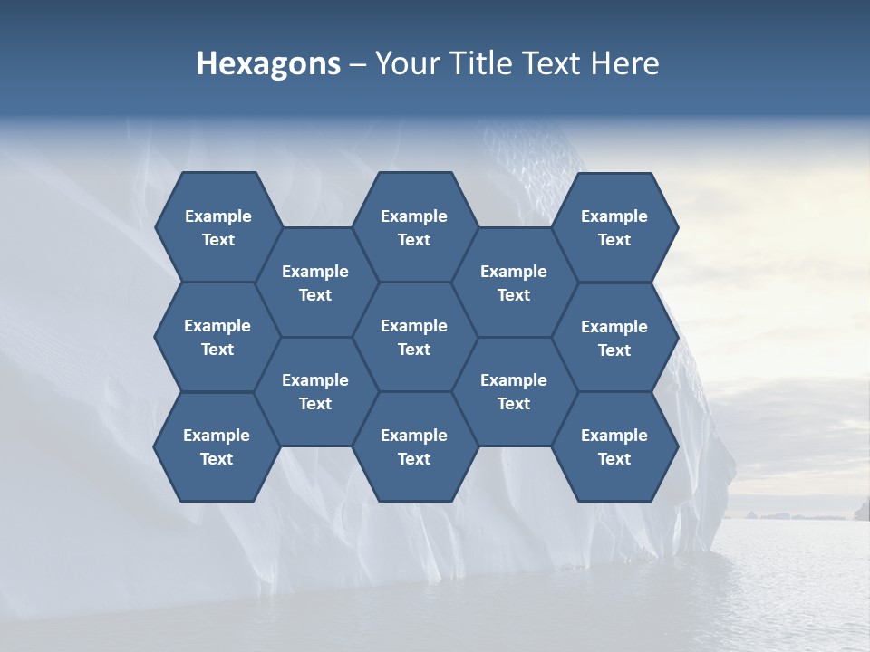 Freeze Ice Remote PowerPoint Template