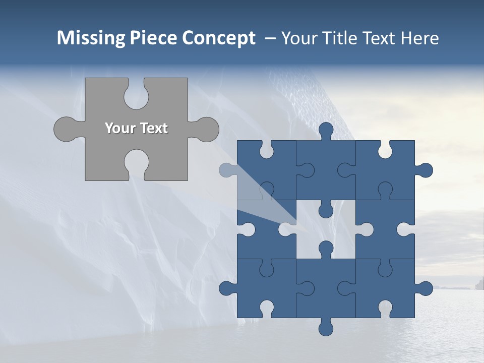 Freeze Ice Remote PowerPoint Template