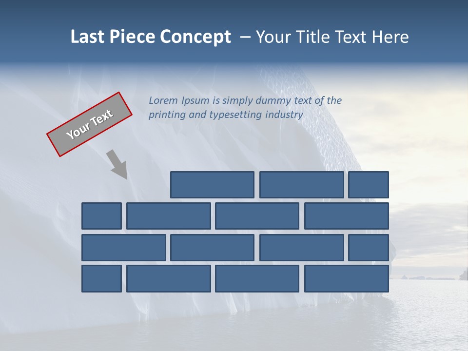 Freeze Ice Remote PowerPoint Template