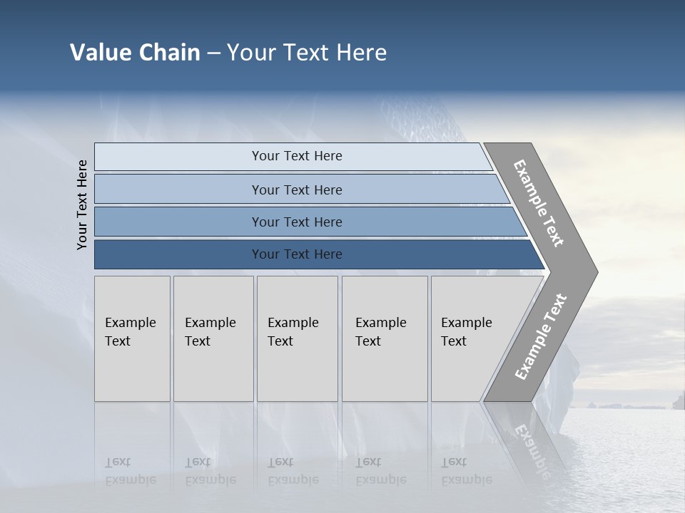 Freeze Ice Remote PowerPoint Template