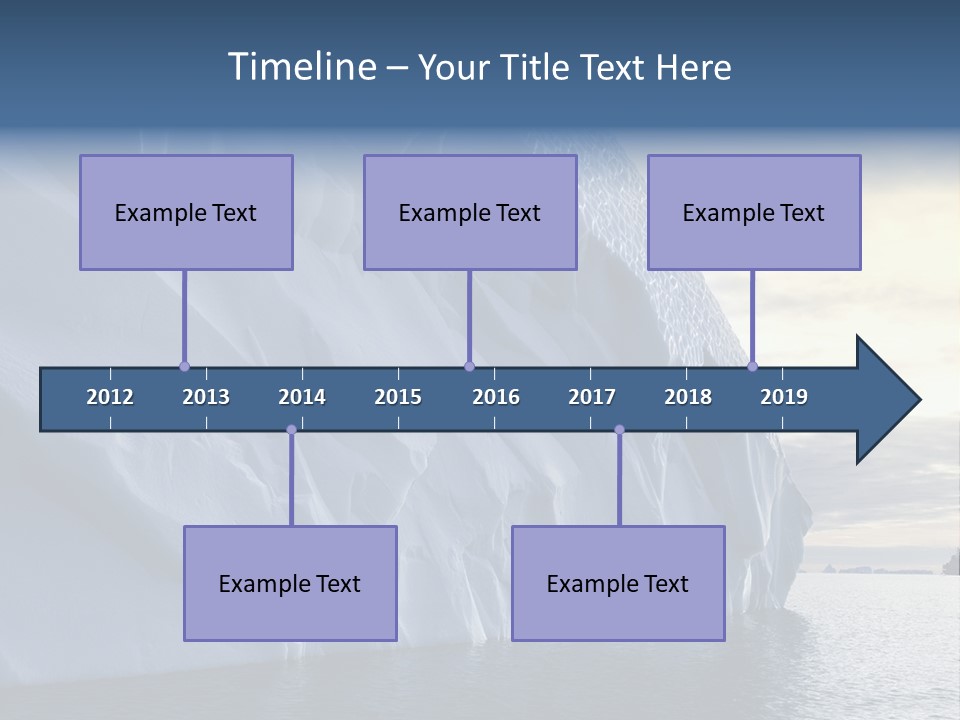 Freeze Ice Remote PowerPoint Template