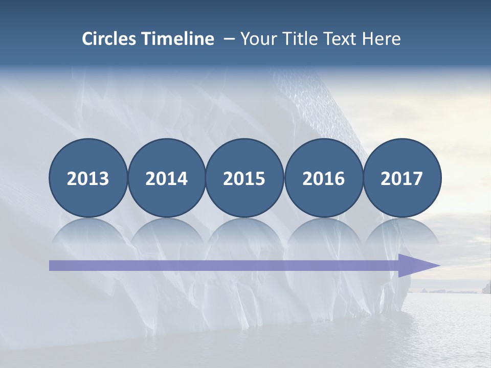 Freeze Ice Remote PowerPoint Template