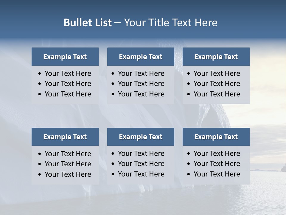 Freeze Ice Remote PowerPoint Template