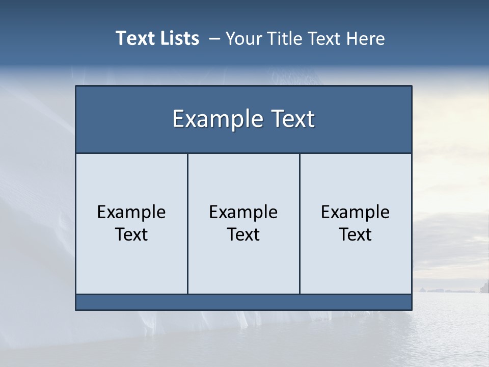 Freeze Ice Remote PowerPoint Template