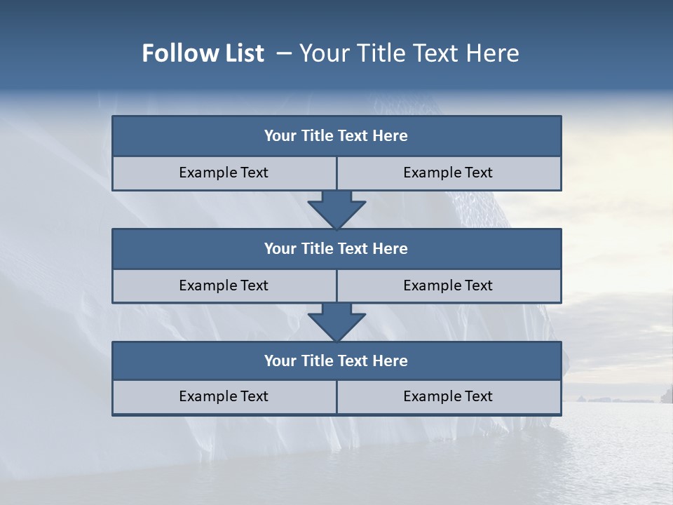 Freeze Ice Remote PowerPoint Template