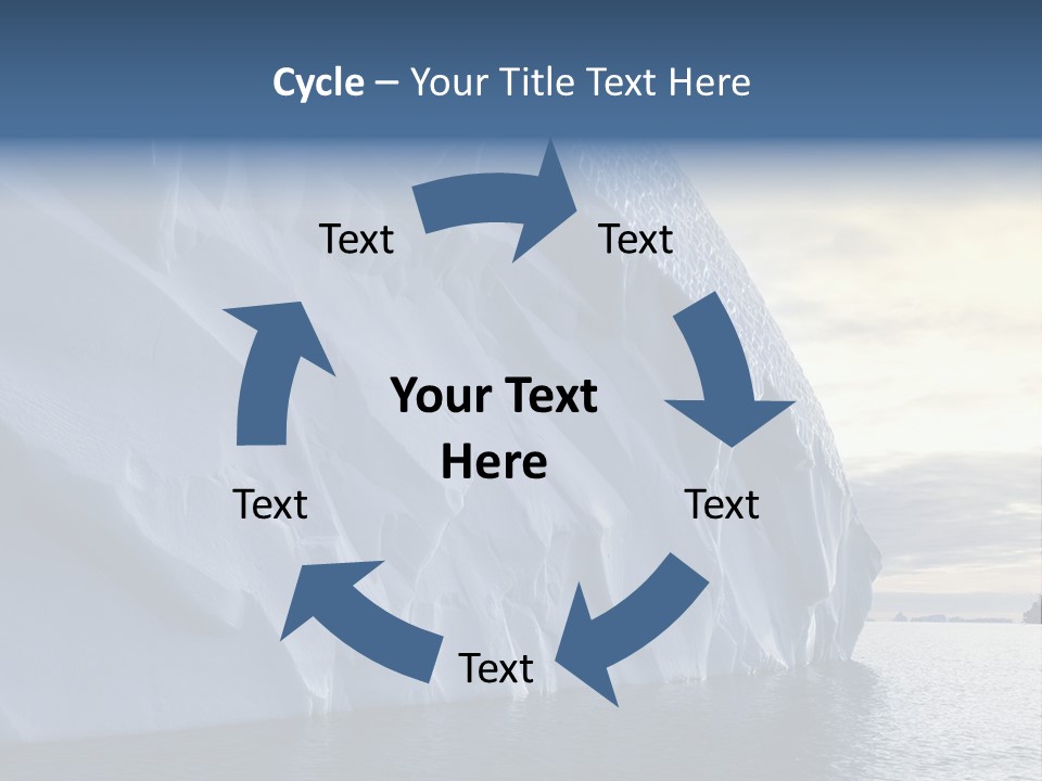 Freeze Ice Remote PowerPoint Template