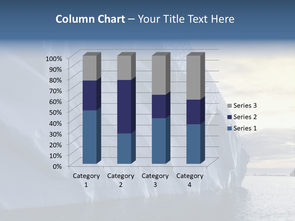 Freeze Ice Remote PowerPoint Template