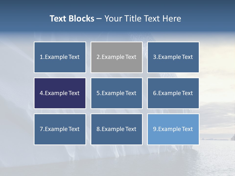 Freeze Ice Remote PowerPoint Template