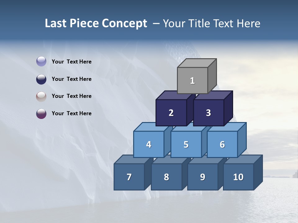Freeze Ice Remote PowerPoint Template