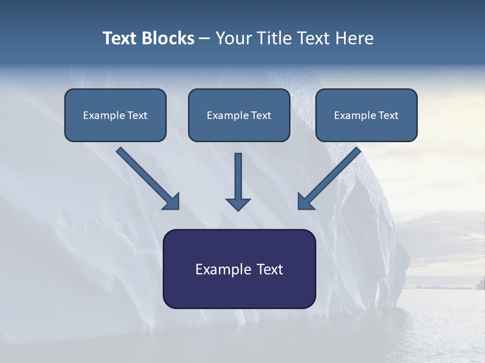 Freeze Ice Remote PowerPoint Template