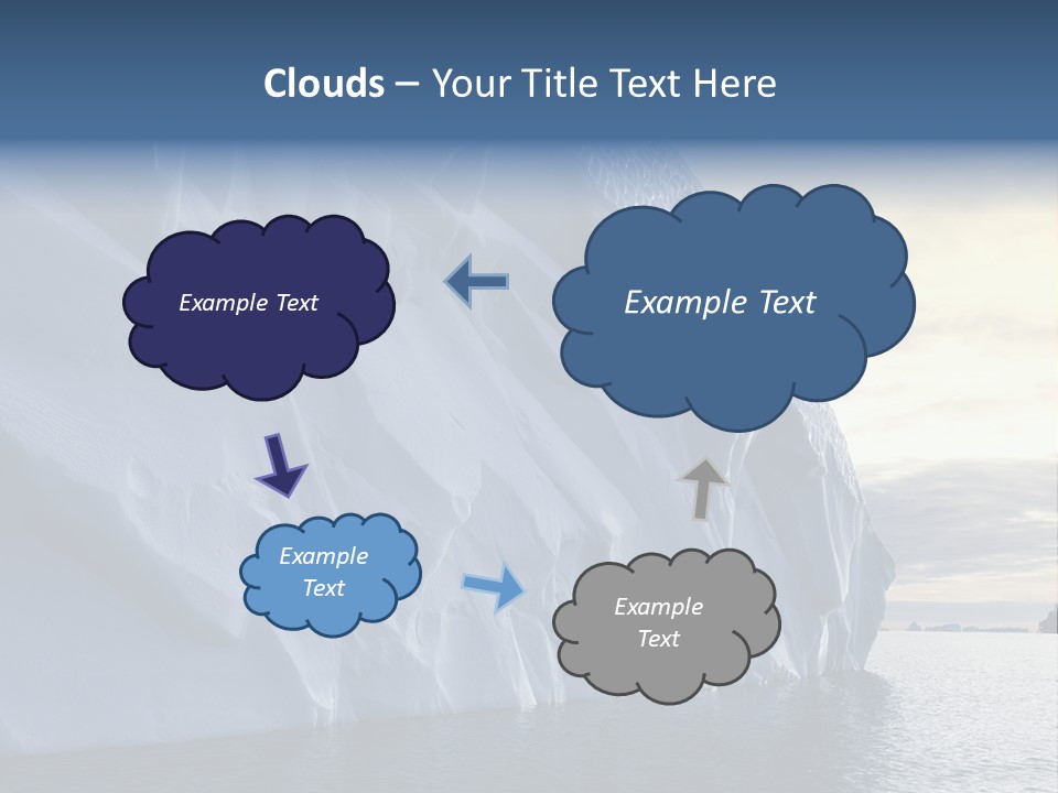 Freeze Ice Remote PowerPoint Template